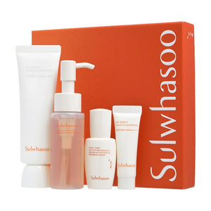 Sulwhasoo UV Daily Essential Sunscreen Set – Zonbescherming SPF50+ PA++++ & verzorging – 4 stuks