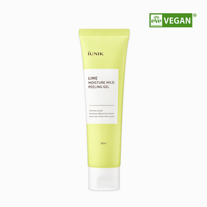 iUNIK Lime Moisture Mild Peeling Gel – Gel exfoliante para piel apagada – Tez suave y fresca – 90 ml